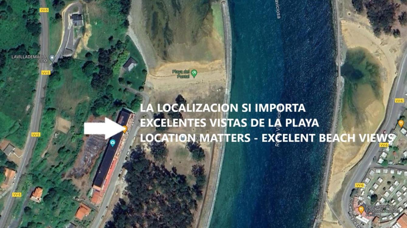 Playa Del Puntal Villaviciosa Asturias Lujo Primera Linea Playa Kültér fotó