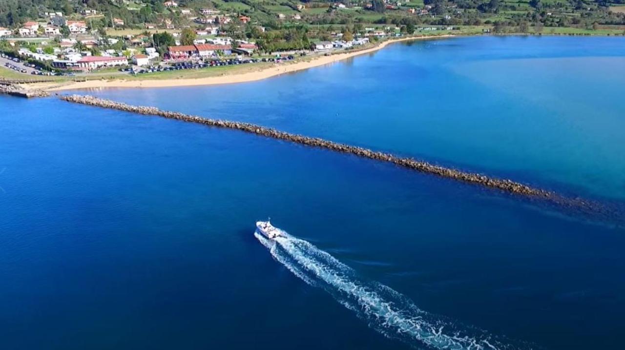 Playa Del Puntal Villaviciosa Asturias Lujo Primera Linea Playa Kültér fotó