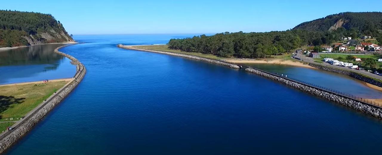 Playa Del Puntal Villaviciosa Asturias Lujo Primera Linea Playa Kültér fotó