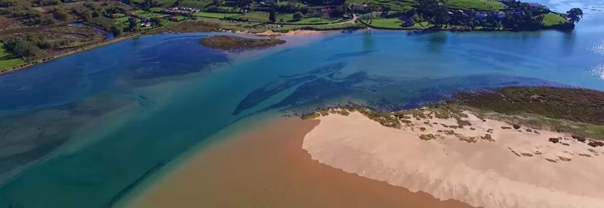 Playa Del Puntal Villaviciosa Asturias Lujo Primera Linea Playa Kültér fotó