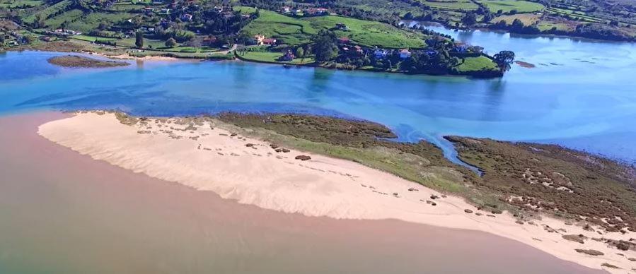 Playa Del Puntal Villaviciosa Asturias Lujo Primera Linea Playa Kültér fotó